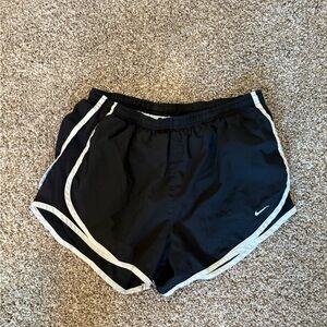 Nike Black and White Athletic Shorts